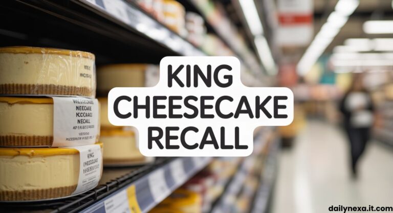 King Cheesecake Recall: Affected Products, Health Risks, and What Consumers Should Do