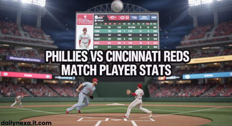 Phillies vs Cincinnati Reds Match Player Stats: Full Breakdown of Top Performers and Game Highlights